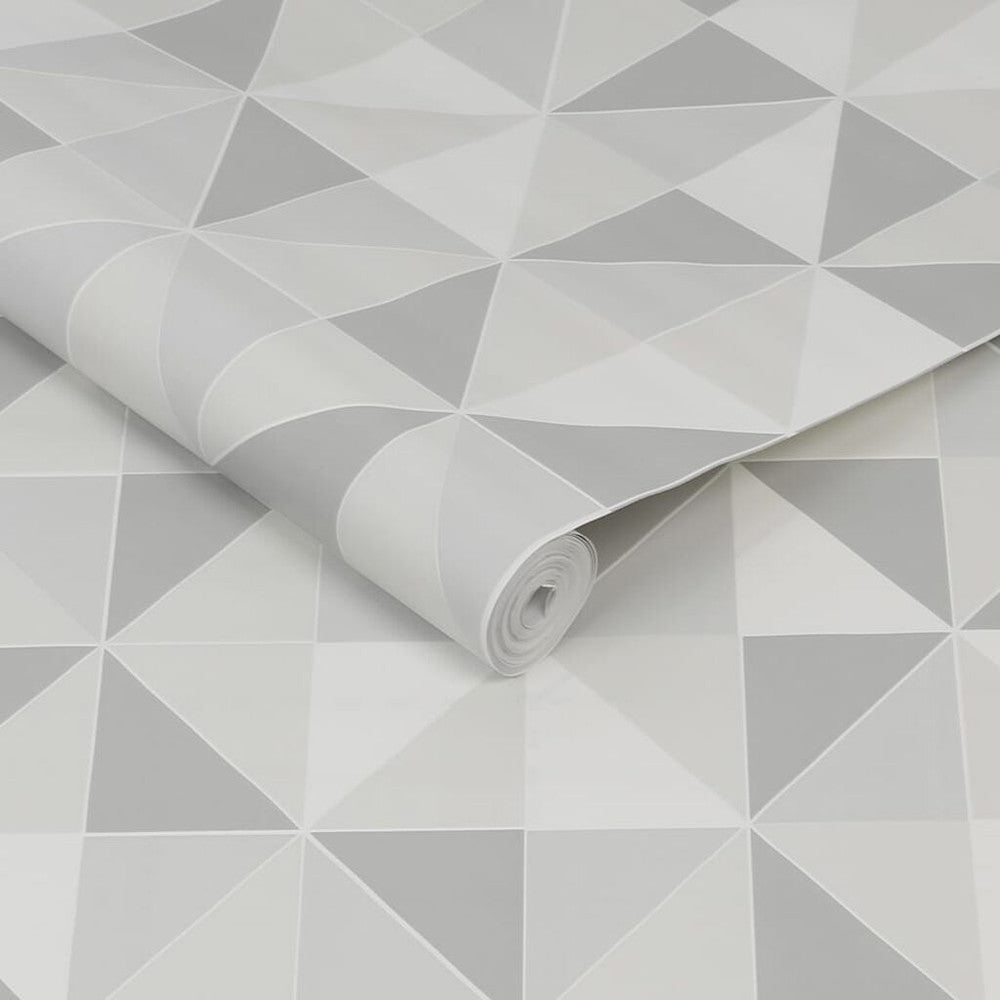112646 - Obelisk Wallpaper - Grey - Contour