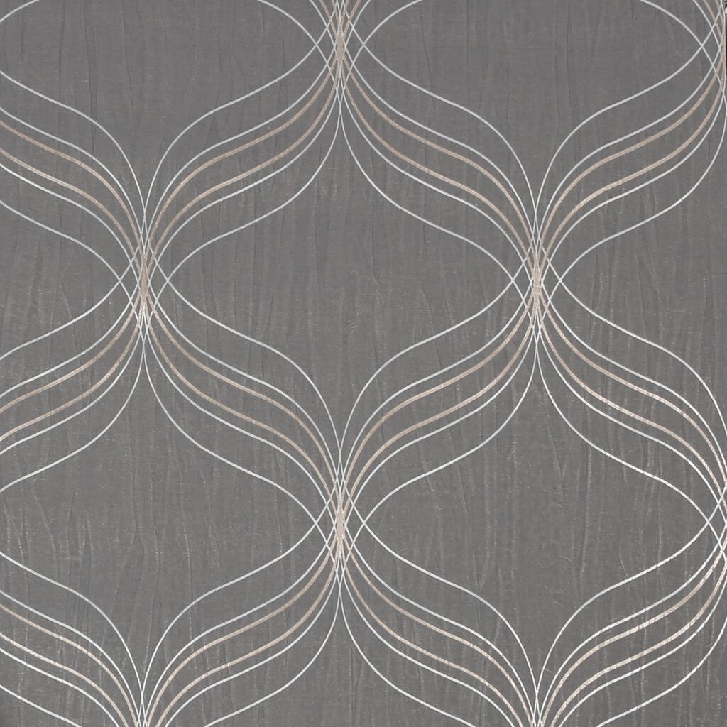 112660 - Optical Geo Wallpaper - Gray - Boutique Luxury