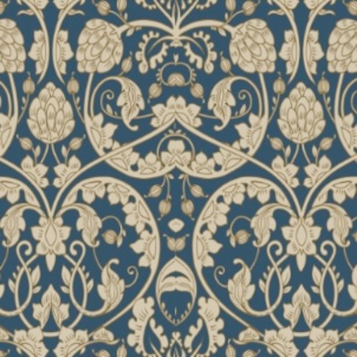 1127 - Hydrangea Wallpaper - Slate - Morris Collections