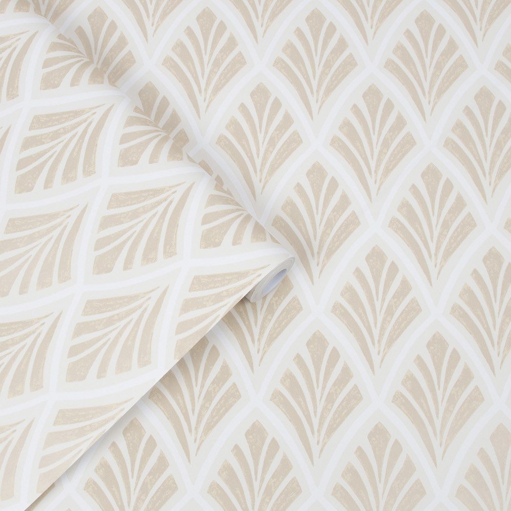 113375 - Florin Wallpaper - Gold - Laura Ashley