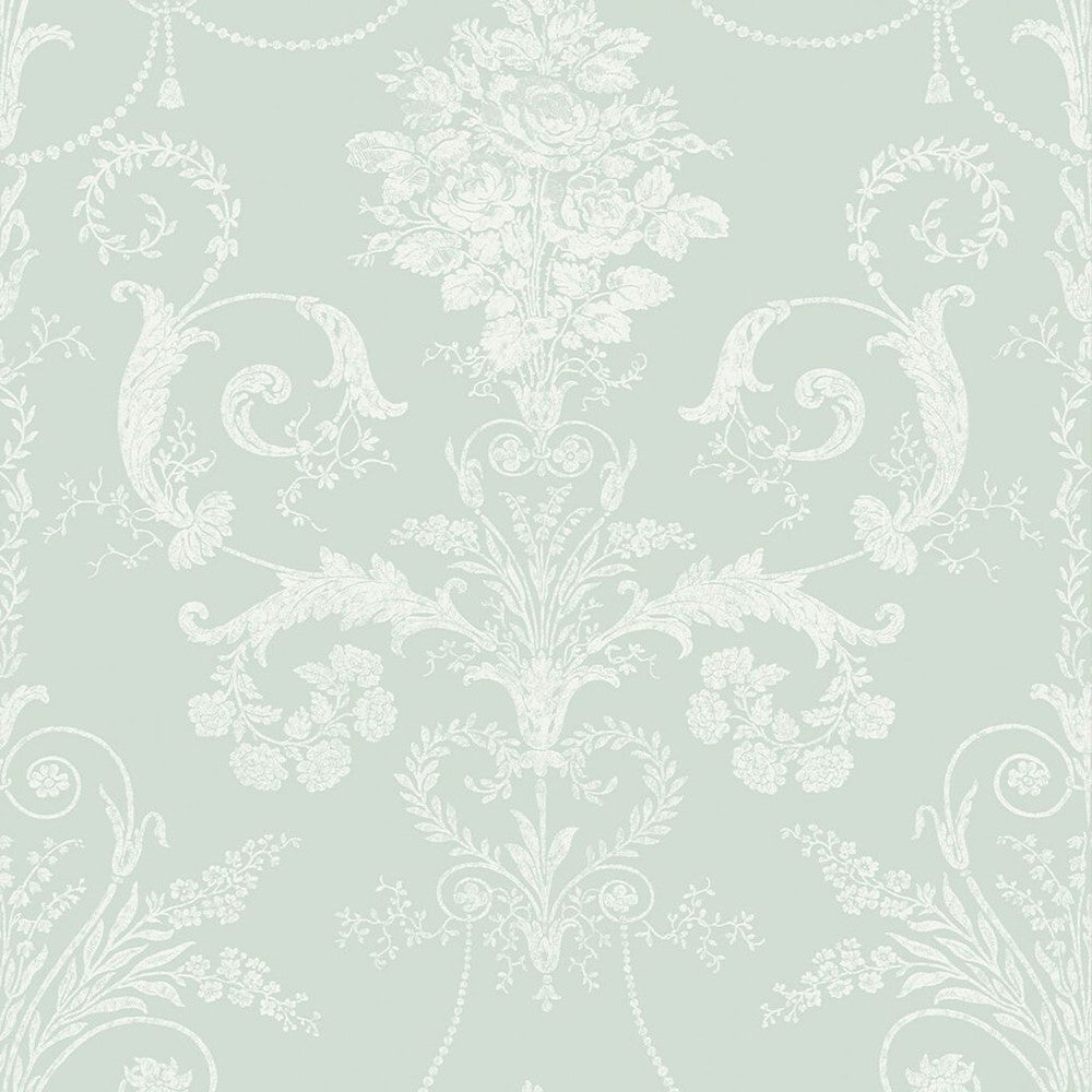 113380 - Josette Wallpaper - Duck Egg - Laura Ashley