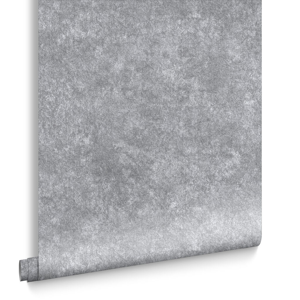 113942 - Shadow Texture Plain Wallpaper - Grey - Graham & Brown
