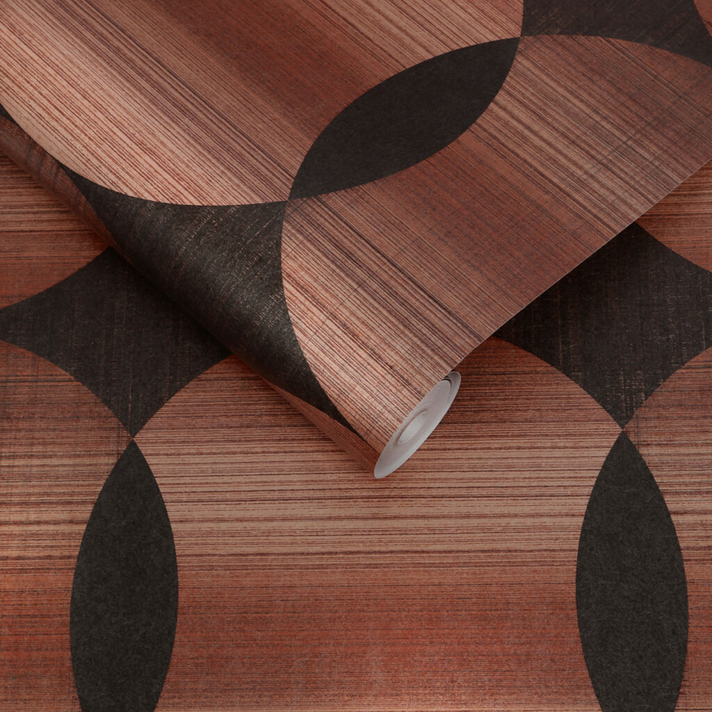 113950 - Tramonto Wallpaper - Amber - Graham & Brown