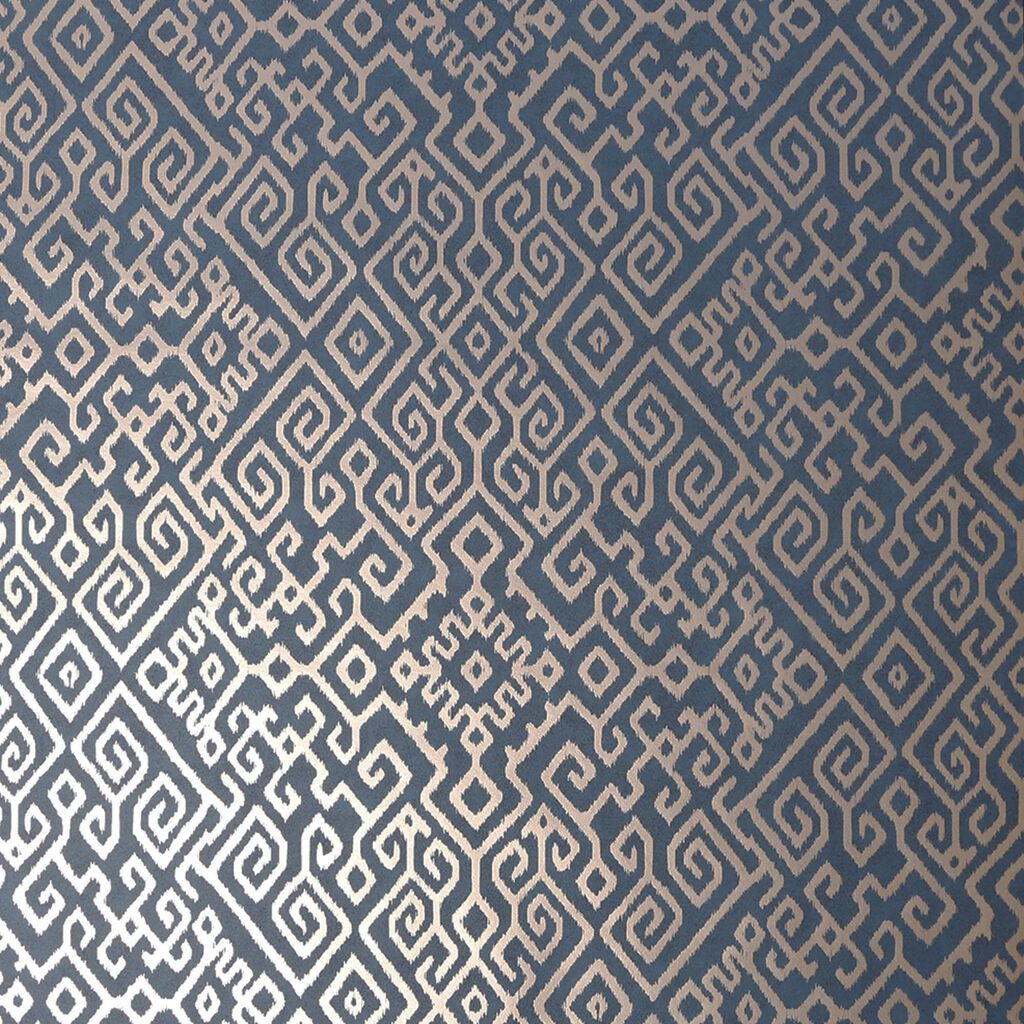 113983 - Bazaar Wallpaper - Navy - Boutique Luxury