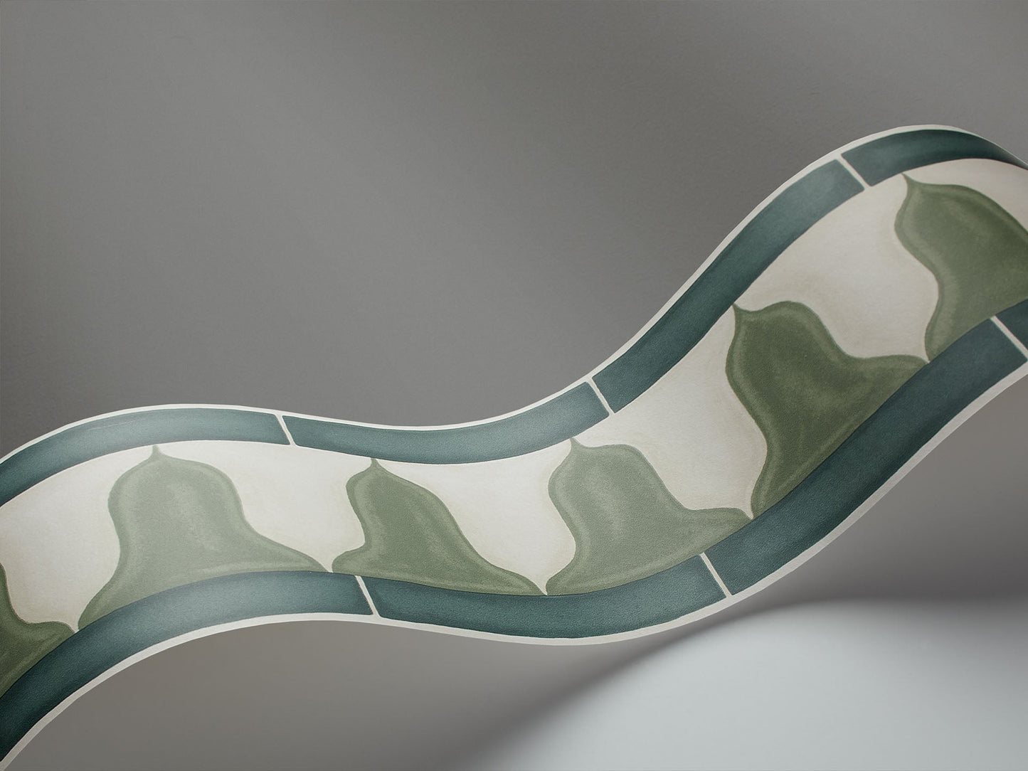 113/12037 - Zellige Border Wallpaper - Sage - Cole & Son