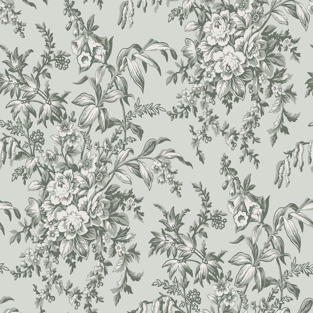 114899 - Picardie Wallpaper - Sage - Laura Ashley