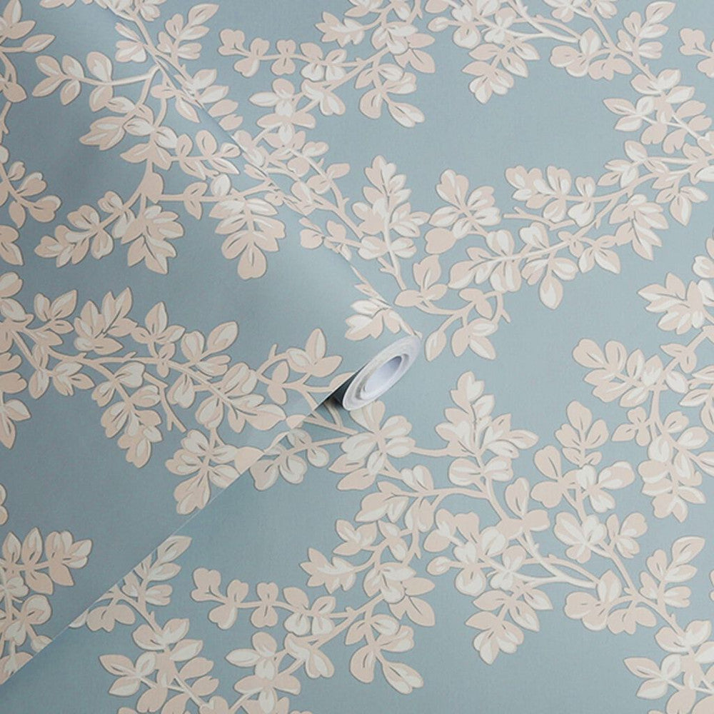 114904 - Burnham Wallpaper - Pale Seaspray - Laura Ashley