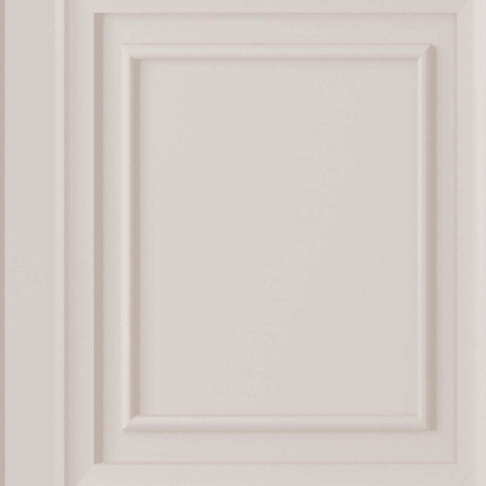 115256 - Redbrook Wood Panel Wallpaper - Dove Grey - Laura Ashley
