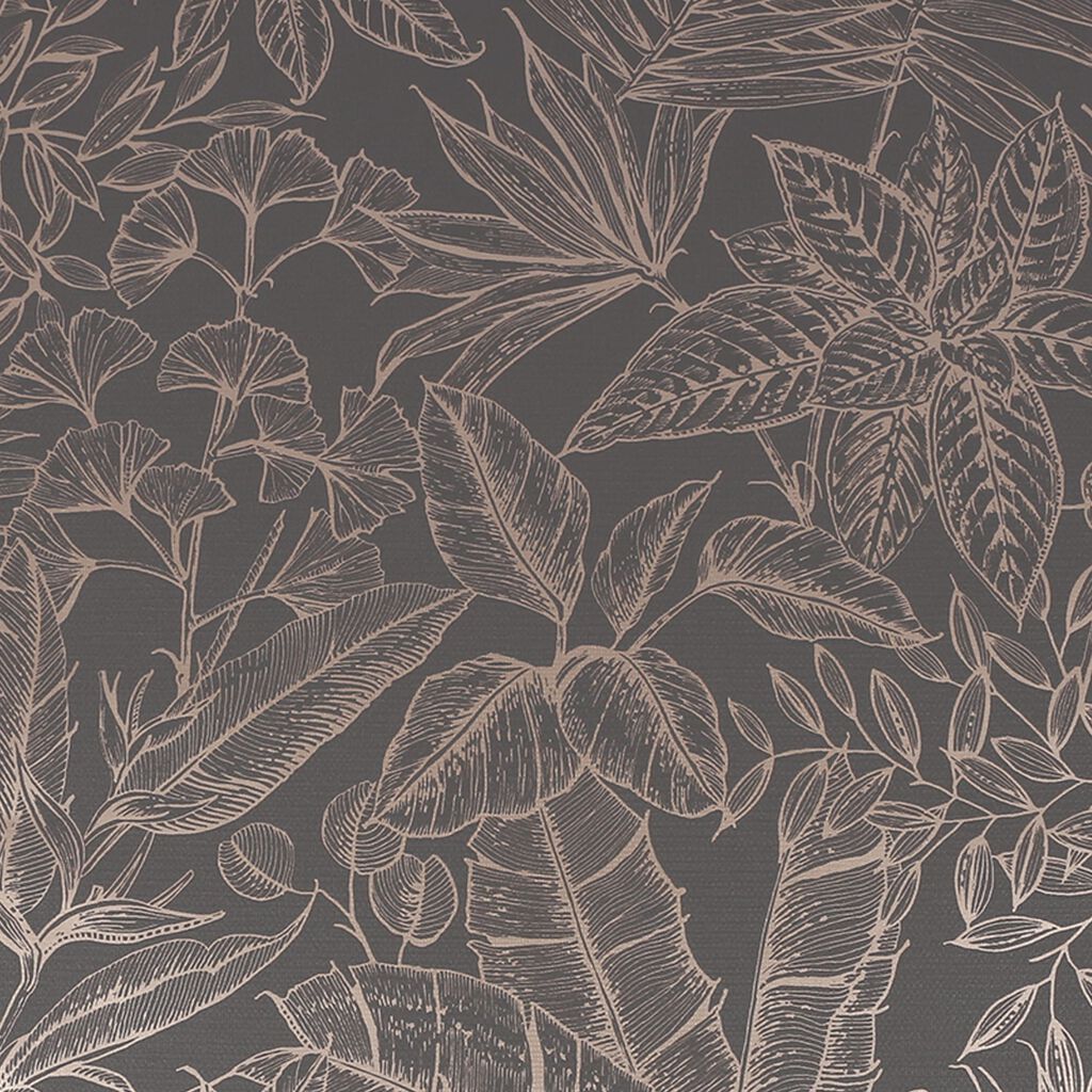 115719 - Paradise Wallpaper - Smokey Quartz - Boutique Luxury