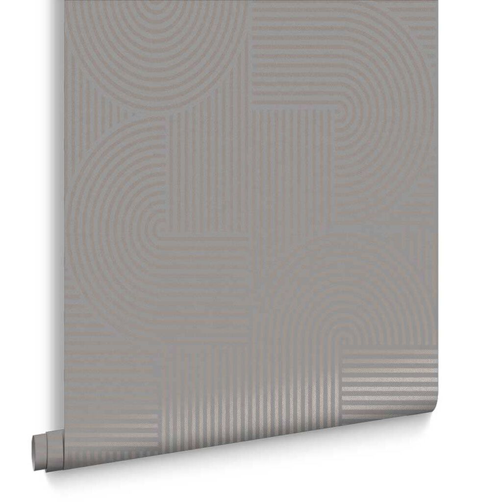 118041 - Centra Wallpaper - Taupe - Graham & Brown