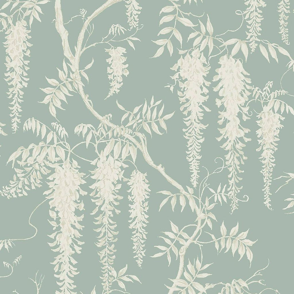 118251 - Wisteria Trails Wallpaper - Duck Egg - Next