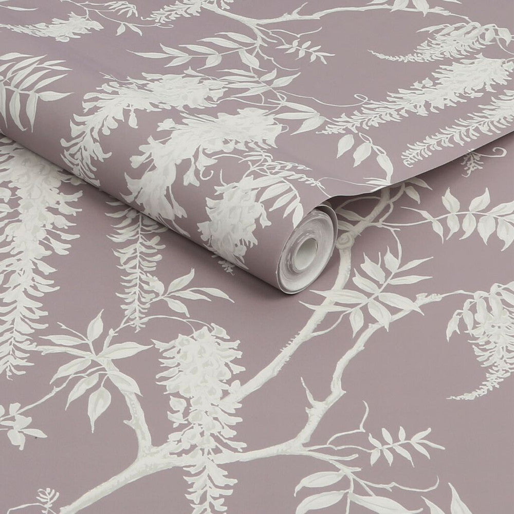 118253 - Wisteria Trails Wallpaper - Mauve - Next
