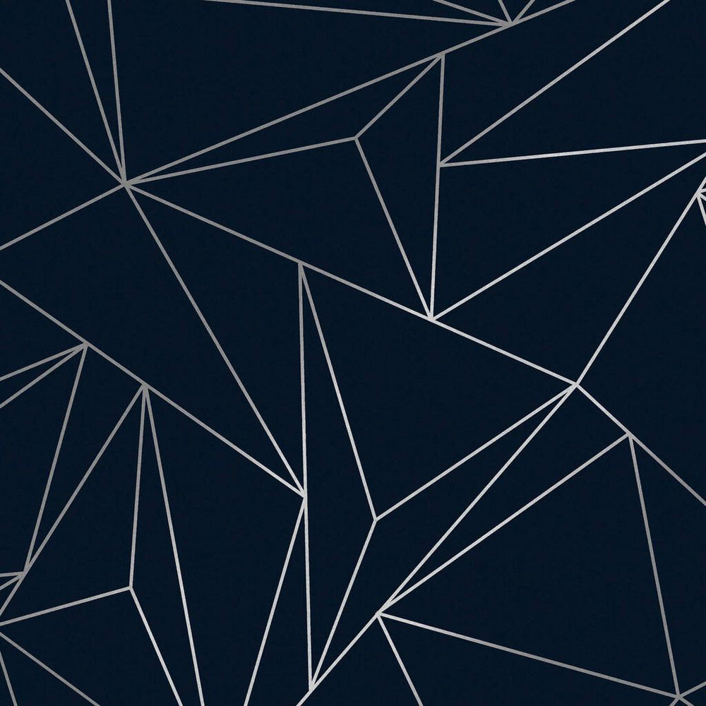 118278 - Scatter Geo Wallpaper - Navy - Next