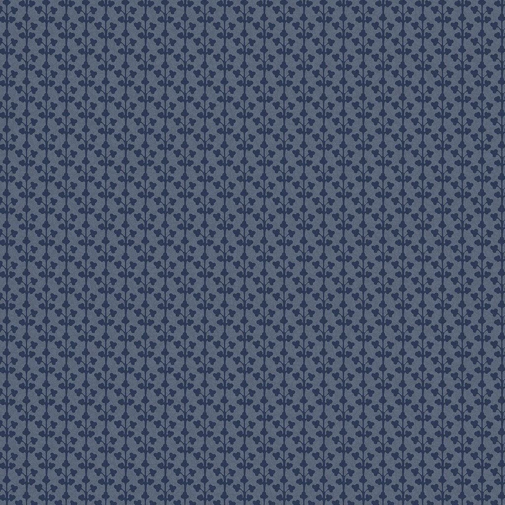 118487 - Seaham Wallpaper - Midnight Blue - Laura Ashley