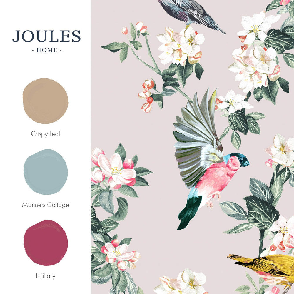 118562 - Handford Garden Birds Wallpaper - Antique Cream - Joules