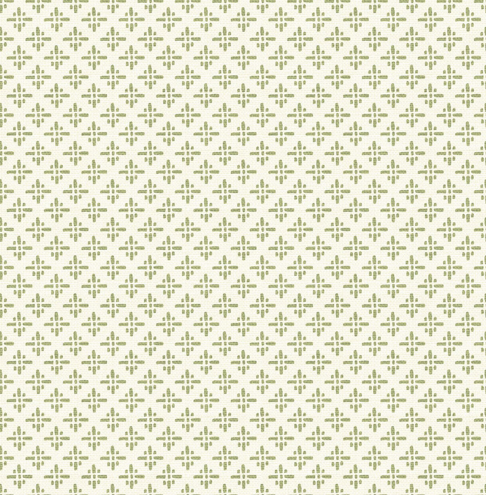 118580 - Beckett Star Wallpaper - Olive Green - Joules