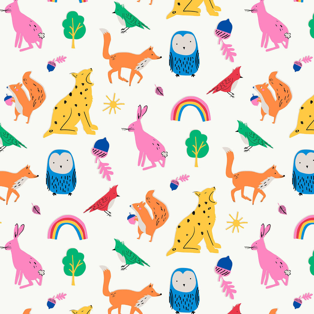 118587 - Country Critters Heroes Wallpaper - Multi - Joules