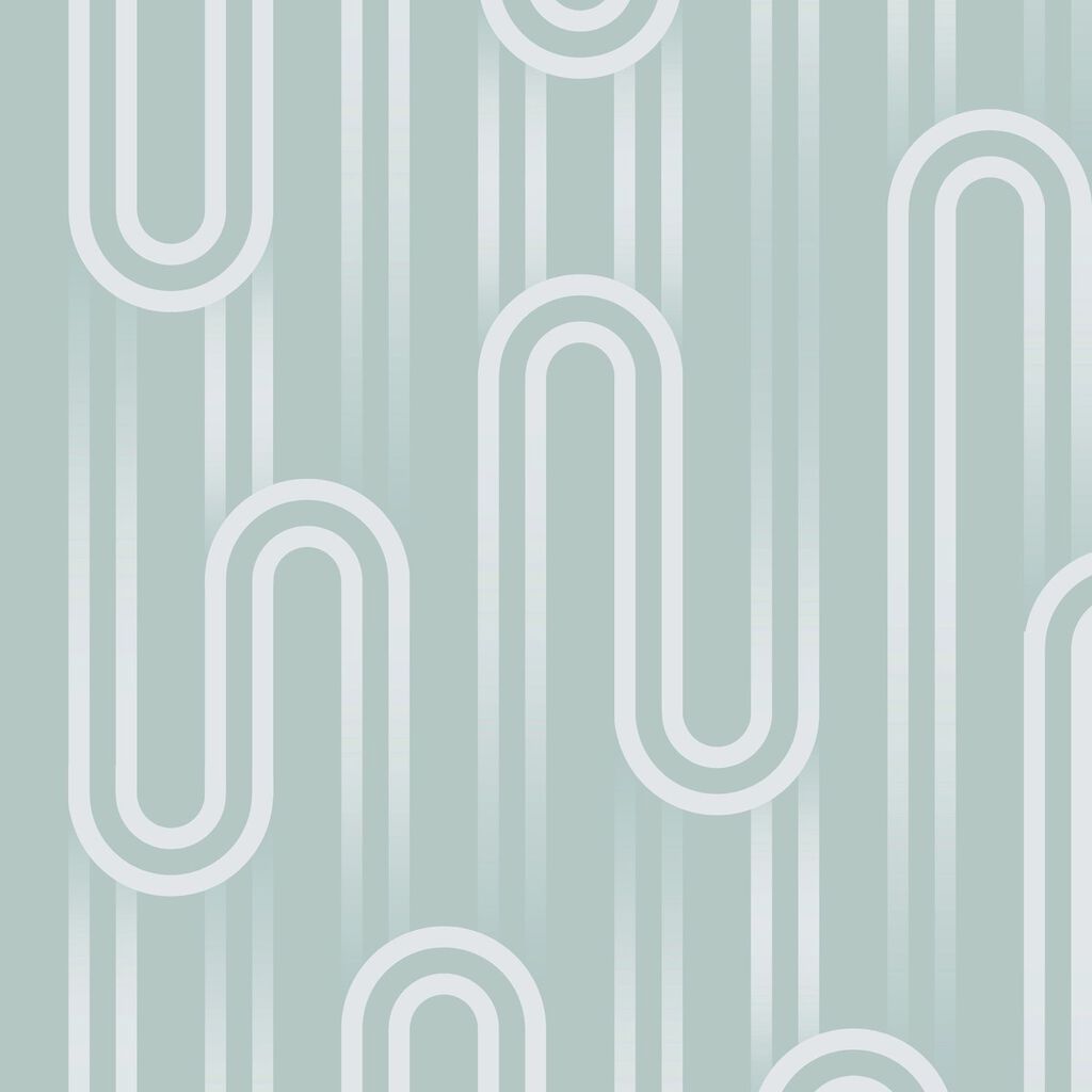 118730 - Ups n Downs Wallpaper - Pistachio - Envy