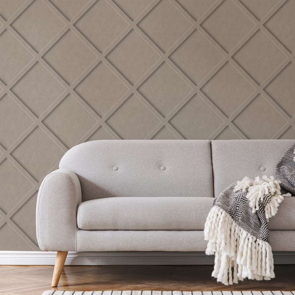 119803 - Concrete Panel Wallpaper - Grey - Superfresco Easy