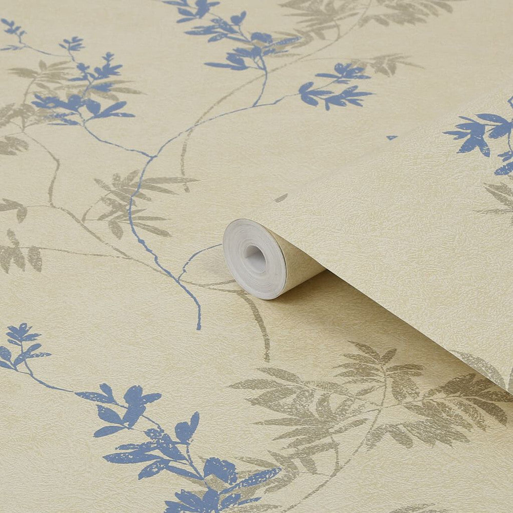 119841 - Mari Wallpaper - Gold - Laura Ashley