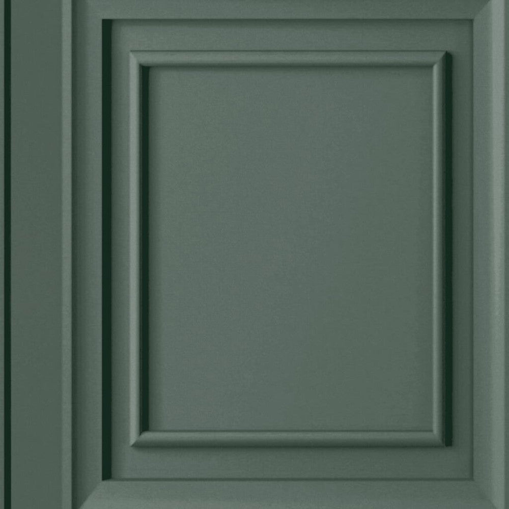 119844 - Redbrook Wood Panel Wallpaper - Fern Green - Laura Ashley