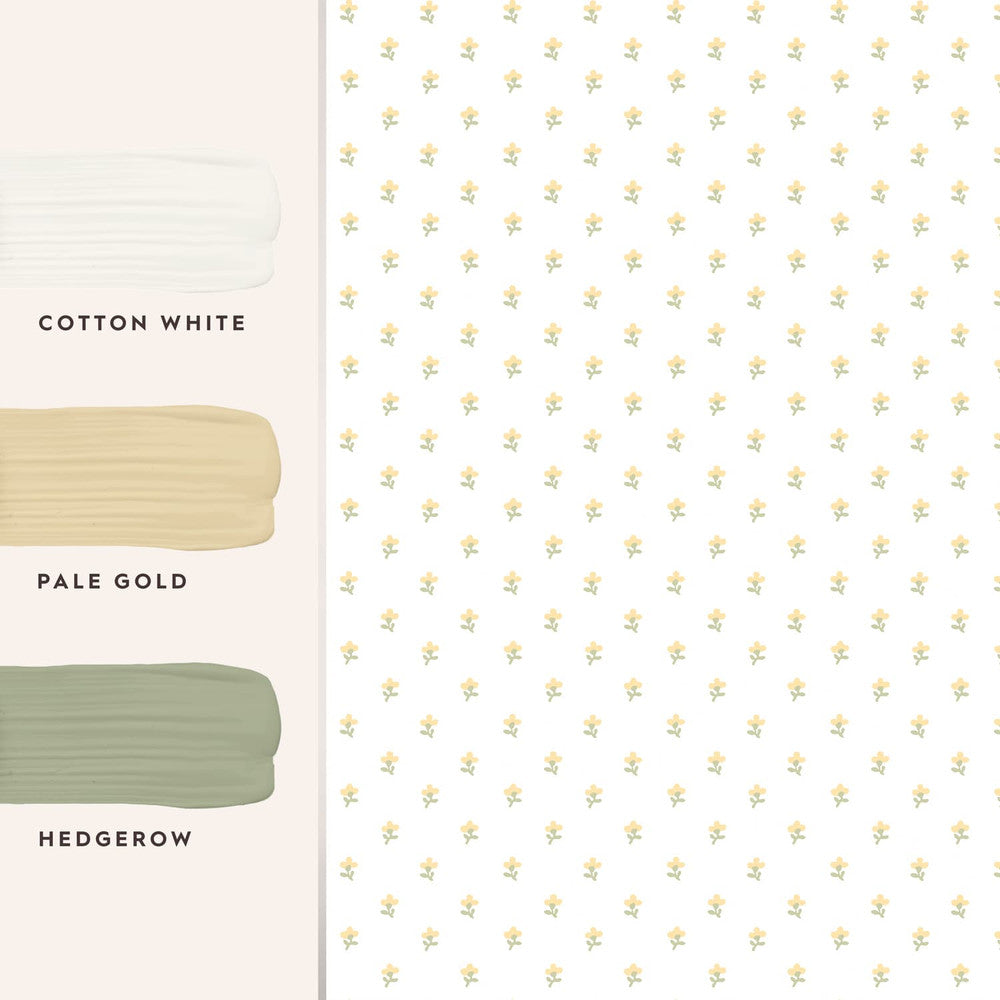 119866 - Wood Wallpaper - Violet Ochre Yellow - Laura Ashley