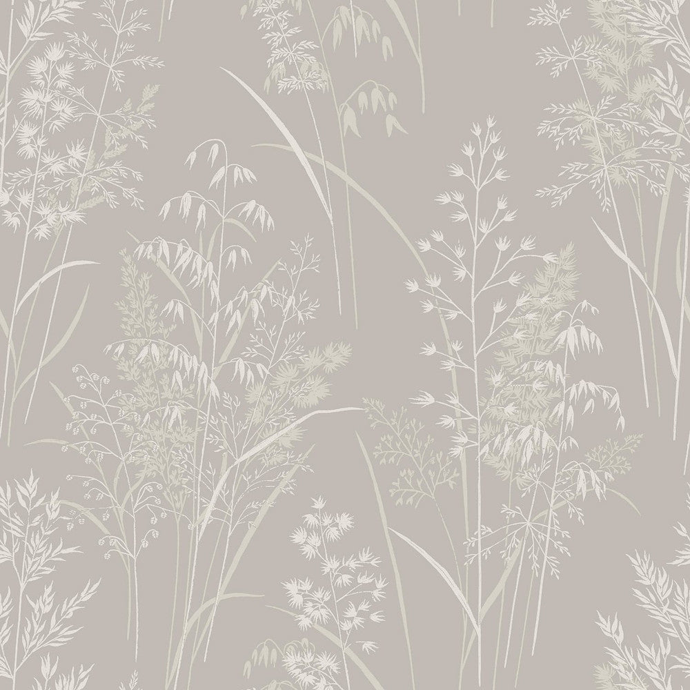 120206 - Leaf Sprigs Wallpaper - Taupe - Next