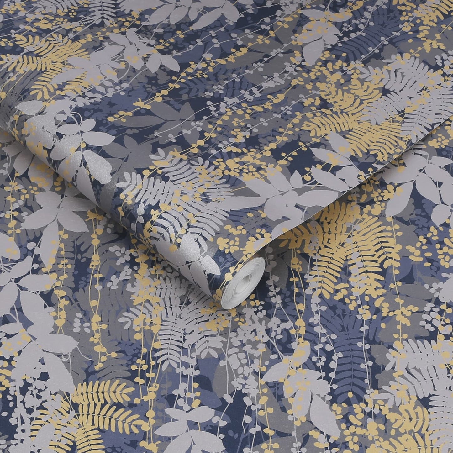 120382 - Canopy Wallpaper - French Navy - Clarissa Hulse