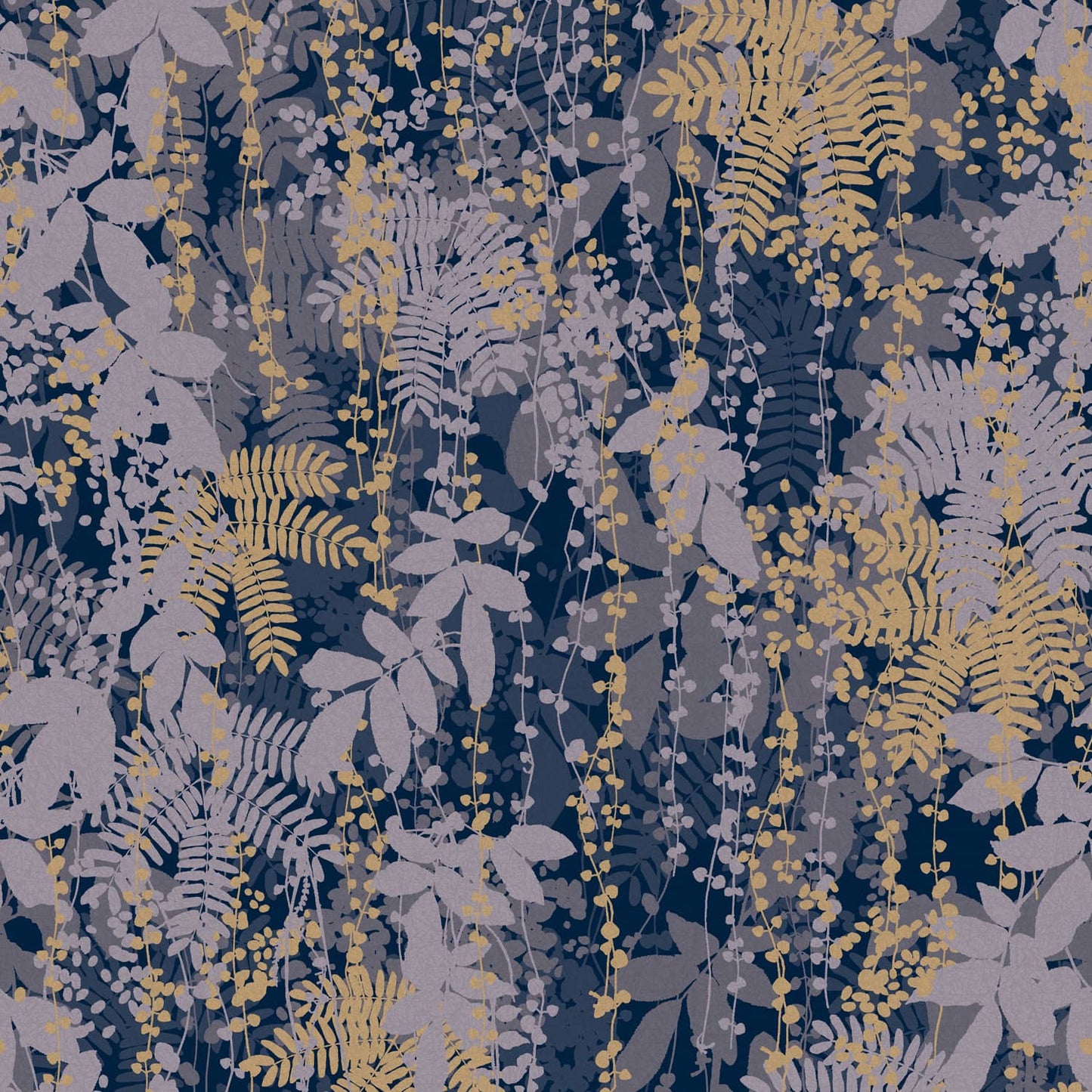 120382 - Canopy Wallpaper - French Navy - Clarissa Hulse