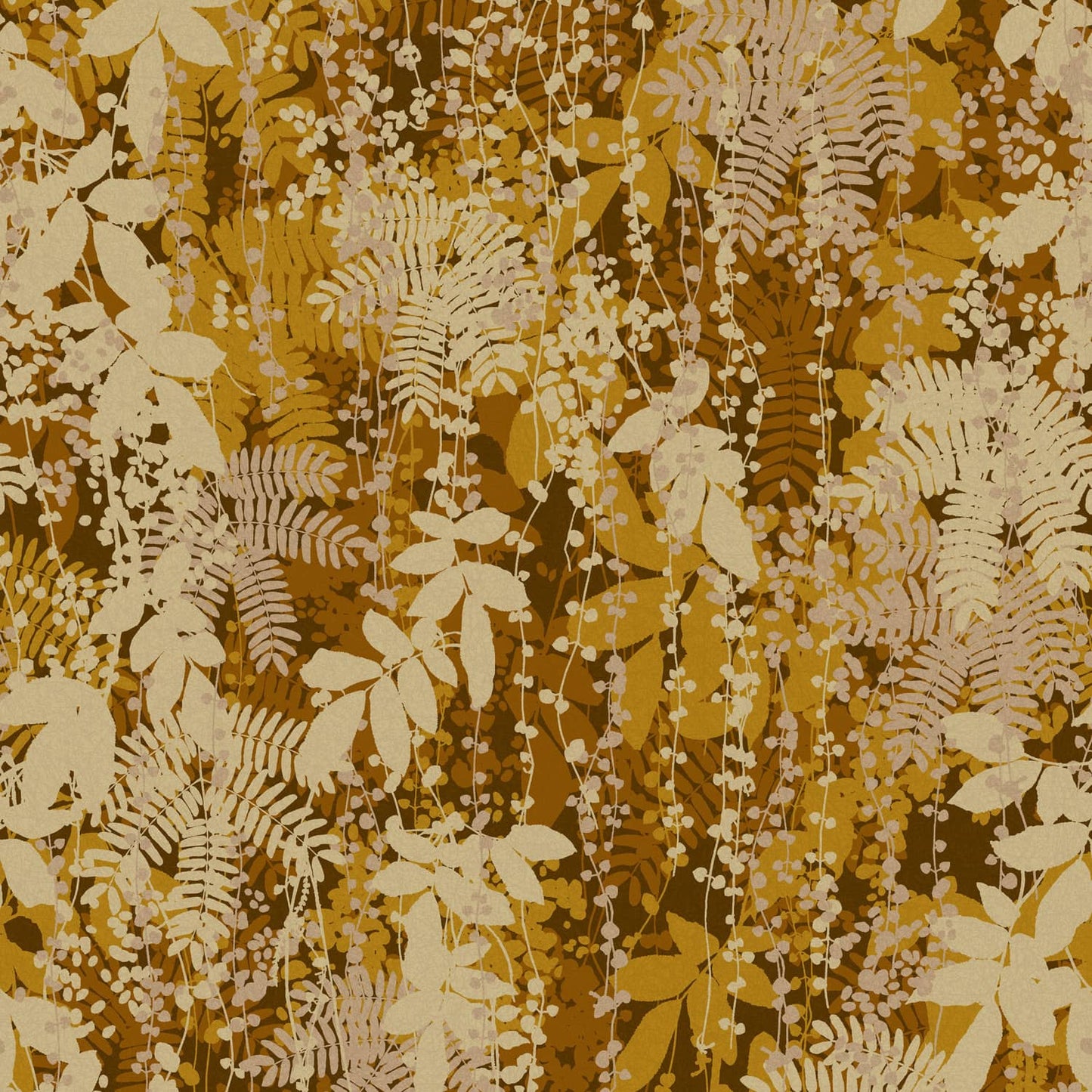 120403 - Canopy Wallpaper - Antique Gold - Clarissa Hulse
