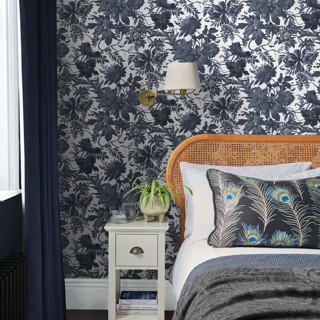 120623 - Enzia Wallpaper - Ink - Graham & Brown