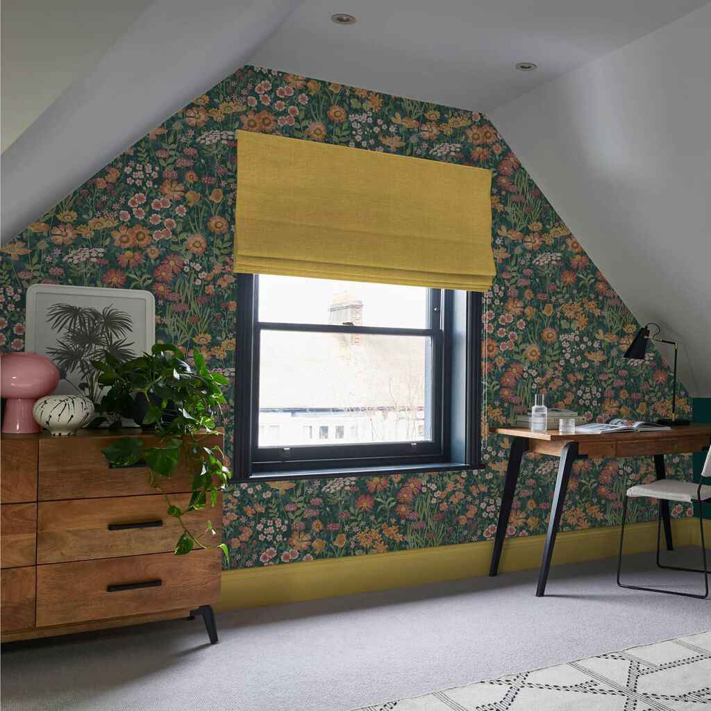 120631 - Wallflower Wallpaper - Emerald - Graham & Brown