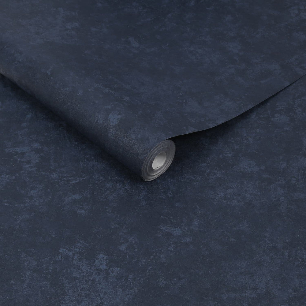 120720 - Organic Plain Wallpaper - Navy - Superfresco Easy