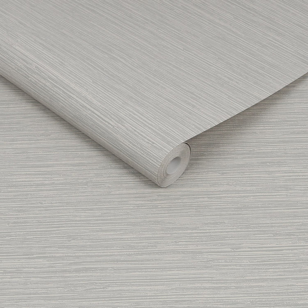 120729 - Serenity Plain Wallpaper - Grey - Superfresco Easy