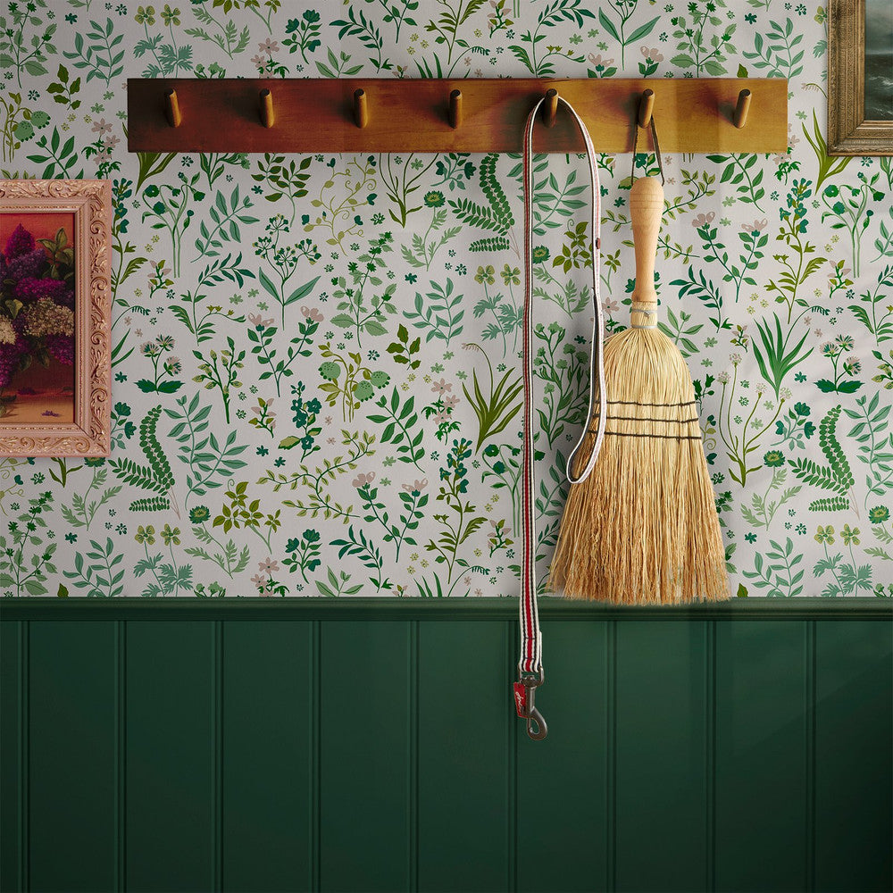 120873 - Holcombe Floral Wallpaper - Cream - Joules