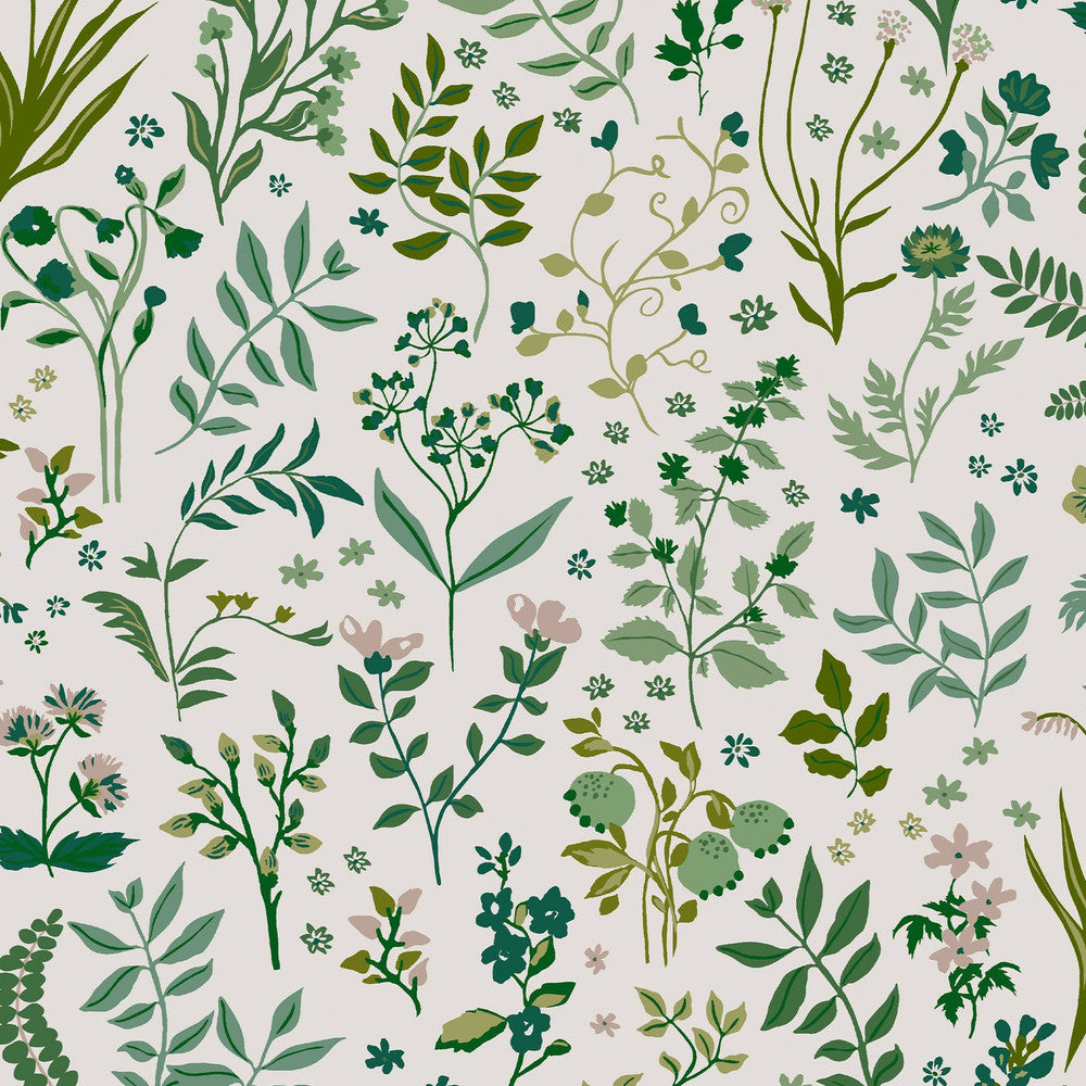 120873 - Holcombe Floral Wallpaper - Cream - Joules