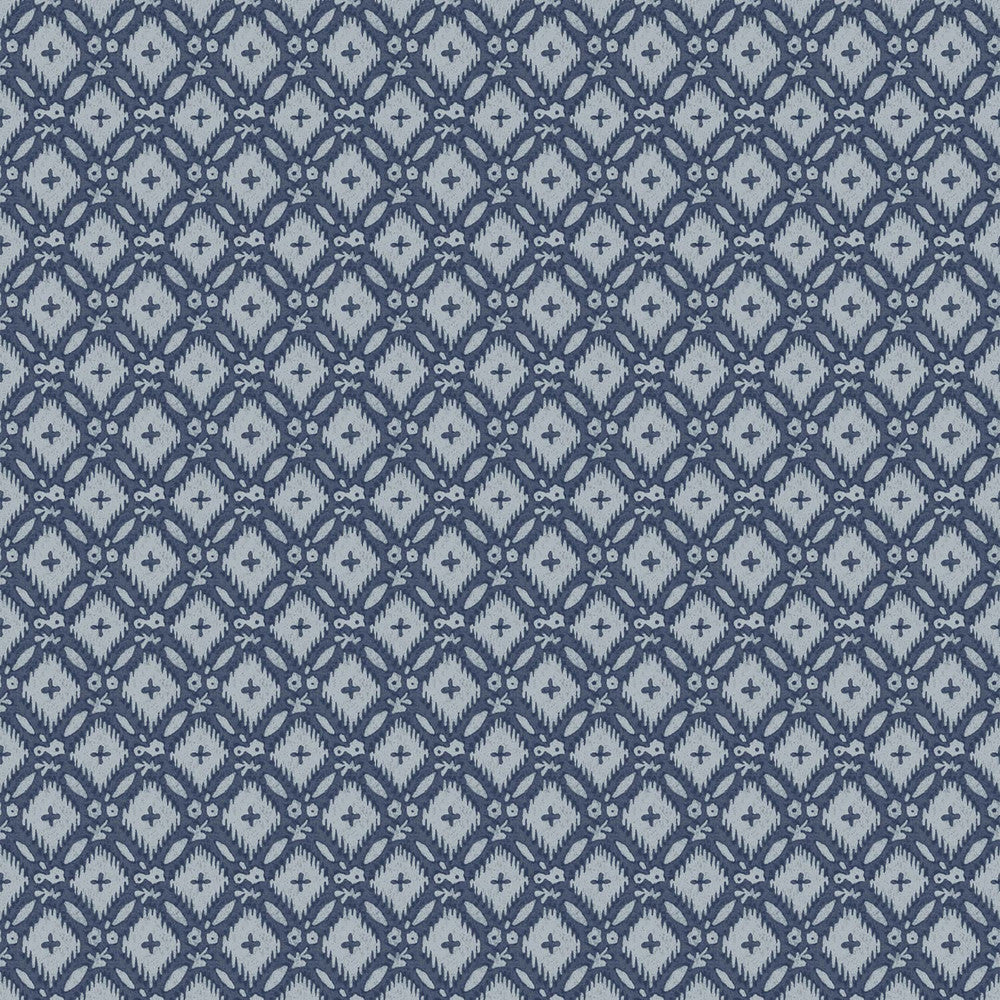 121071 - Whitebrook Wallpaper - Dusky Seaspray Blue - Laura Ashley