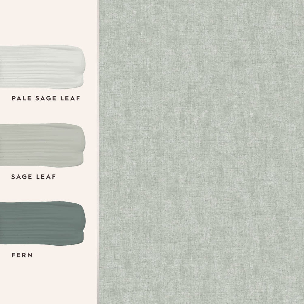 121093 - Plain Wallpaper - Sage Leaf - Laura Ashley