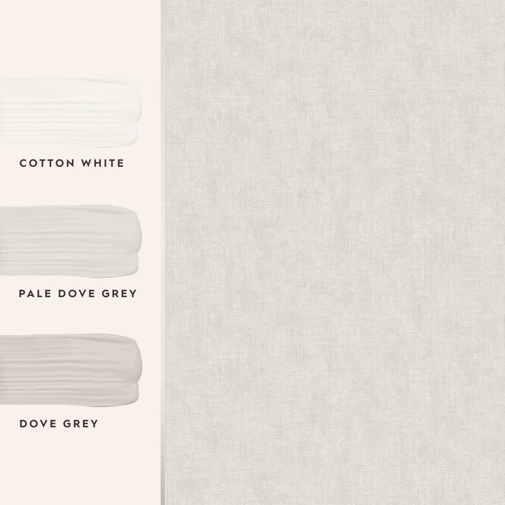 121094 - Plain Wallpaper - Pale Dove Grey - Laura Ashley