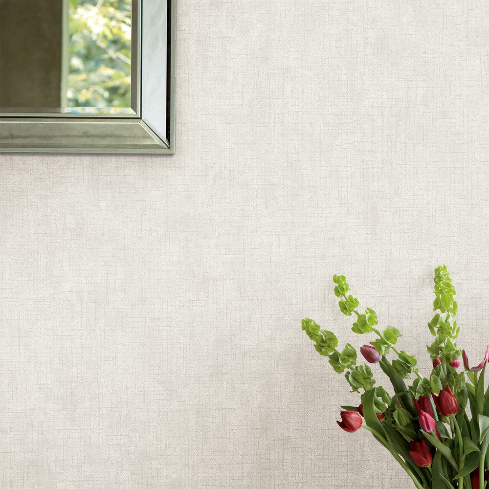 121094 - Plain Wallpaper - Pale Dove Grey - Laura Ashley