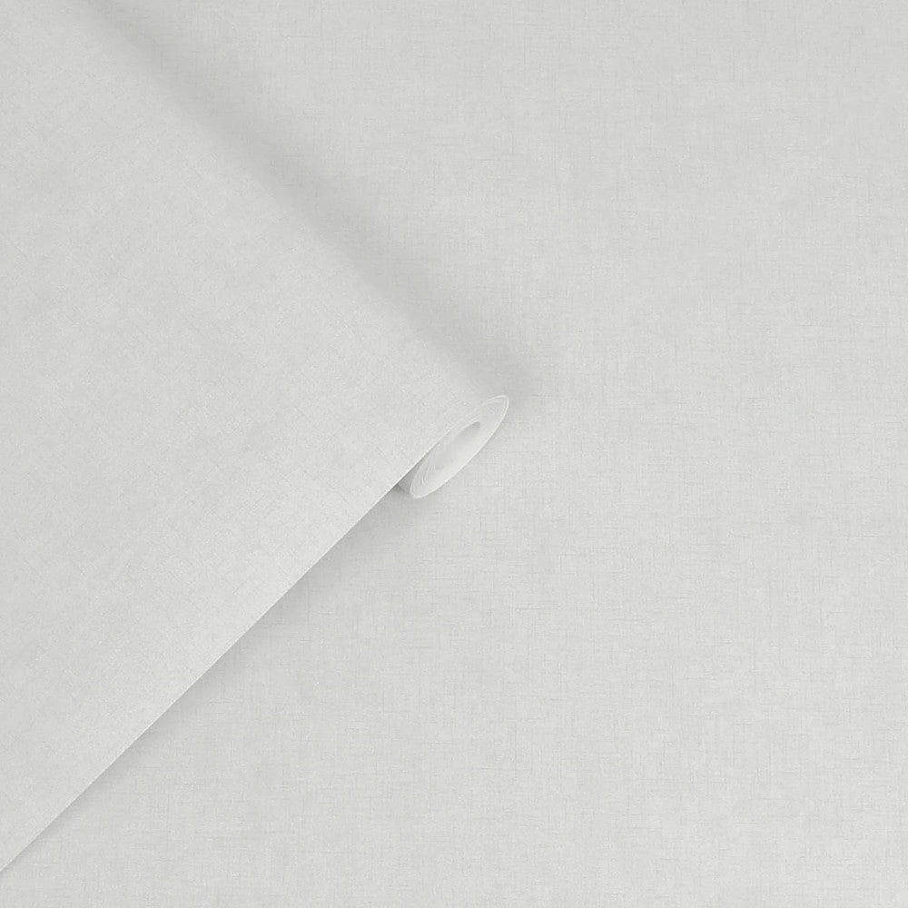 121096 - Plain Wallpaper - Pale Silver - Laura Ashley