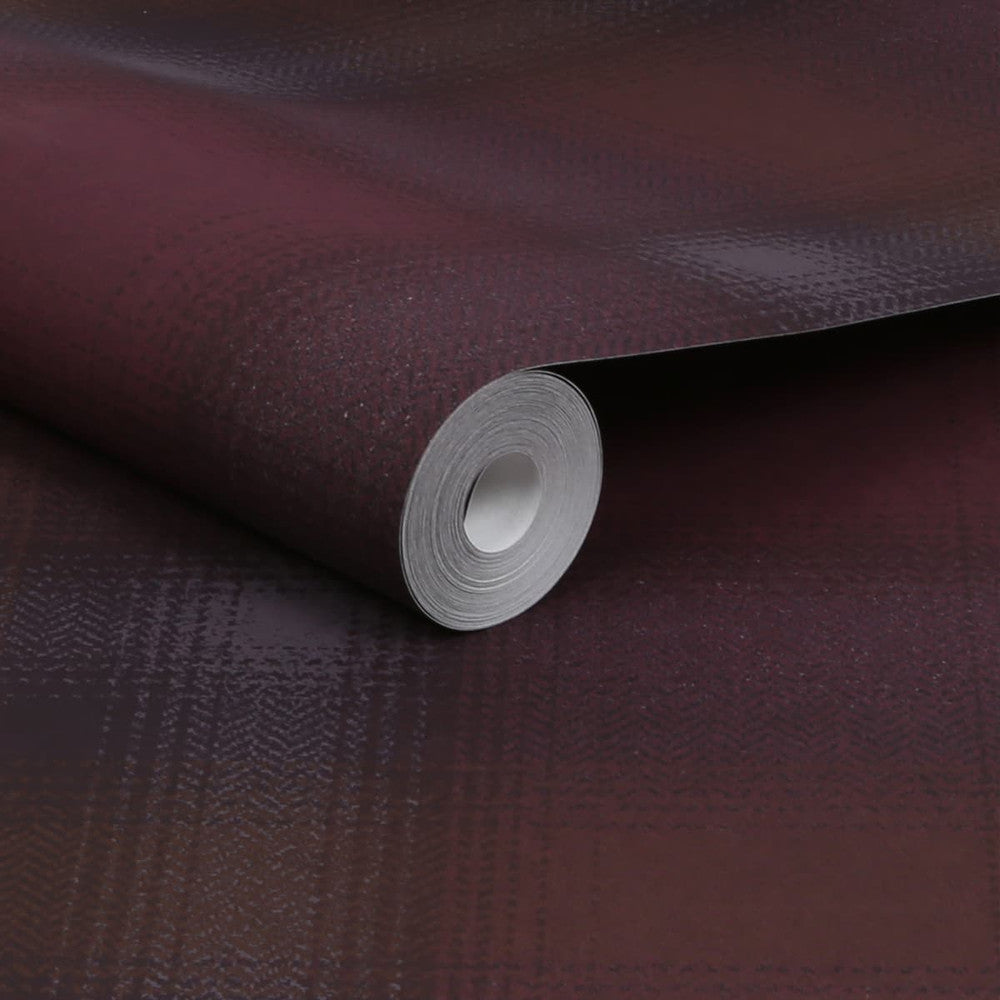 121194 - Town And Country Check Wallpaper - Brown - Next