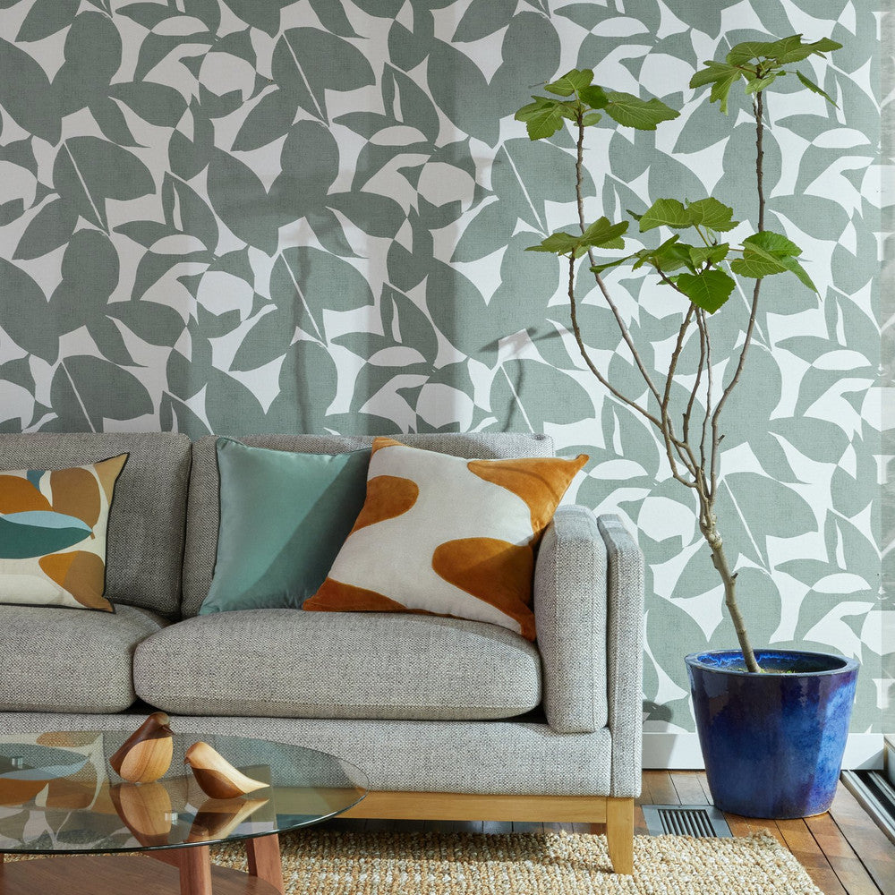 121200 - Art & Nature Wallpaper - Leaf Green - Next