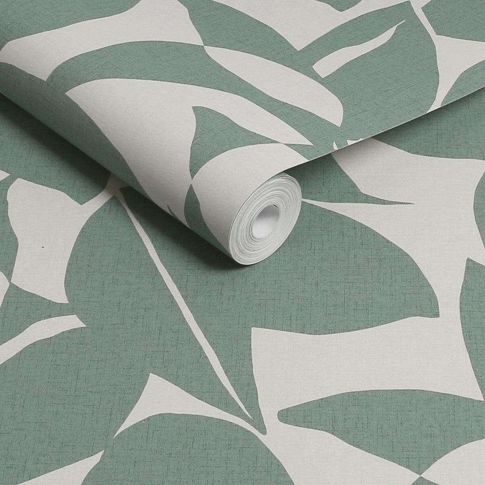 121200 - Art & Nature Wallpaper - Leaf Green - Next