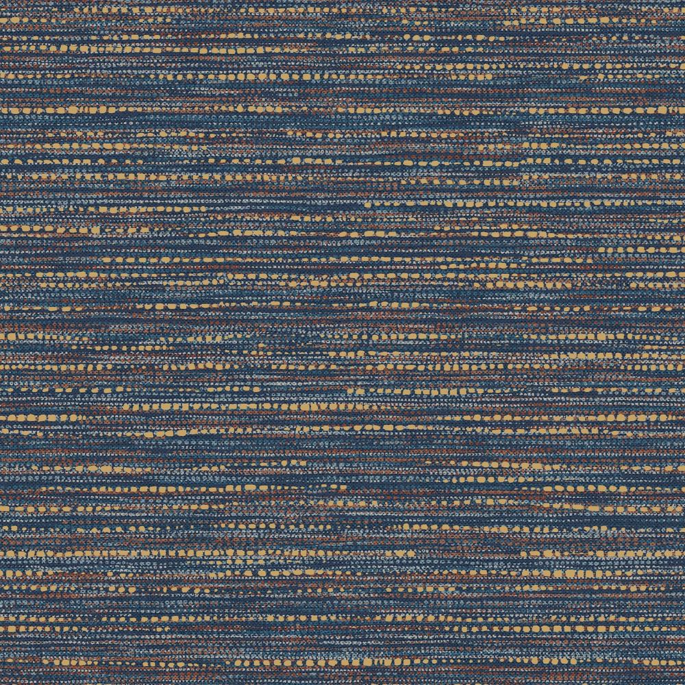 121402 - Chunky Horizontal Weave Wallpaper - Indigo - Boutique Luxury