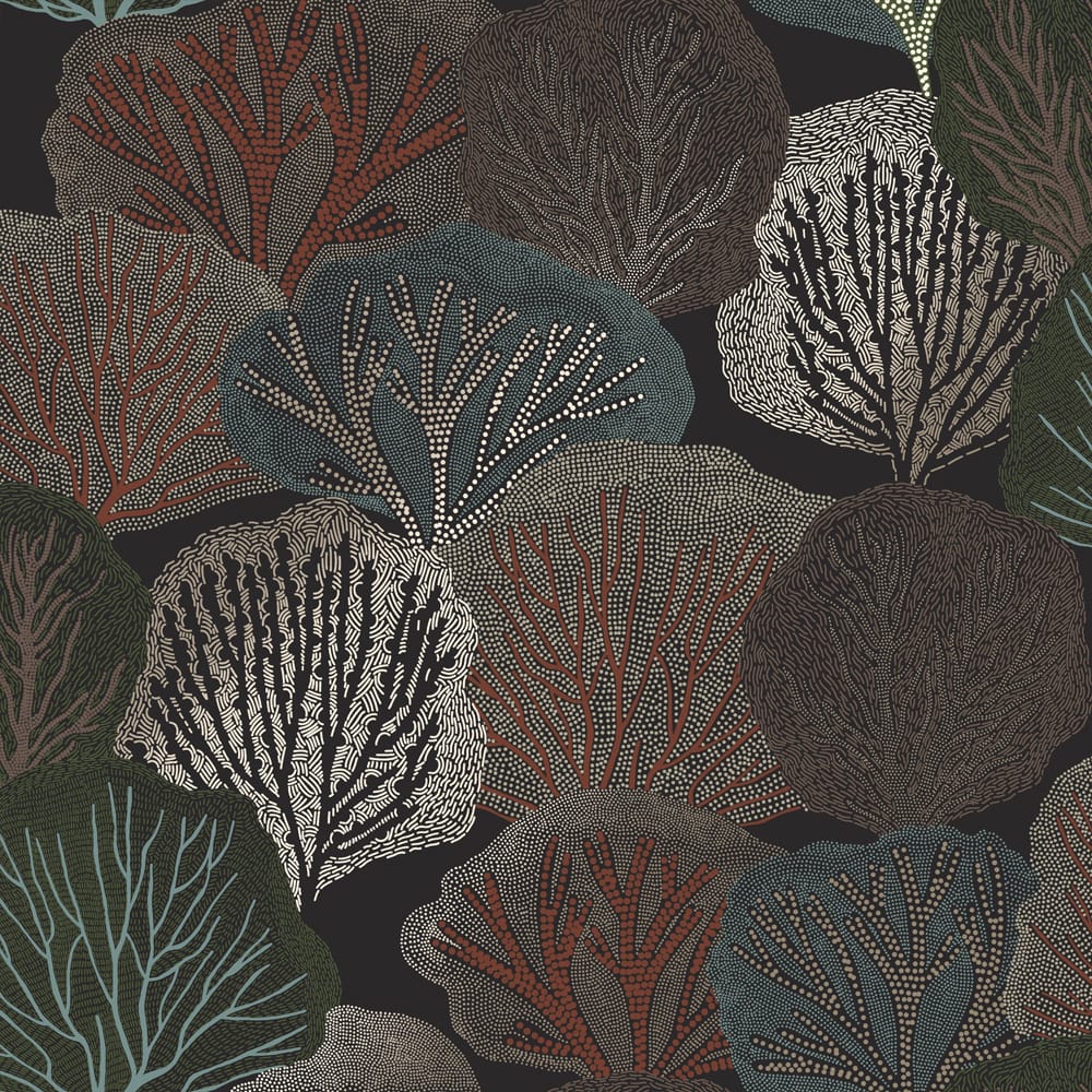 121444 - Twyla Wallpaper - Nocturne - Graham & Brown
