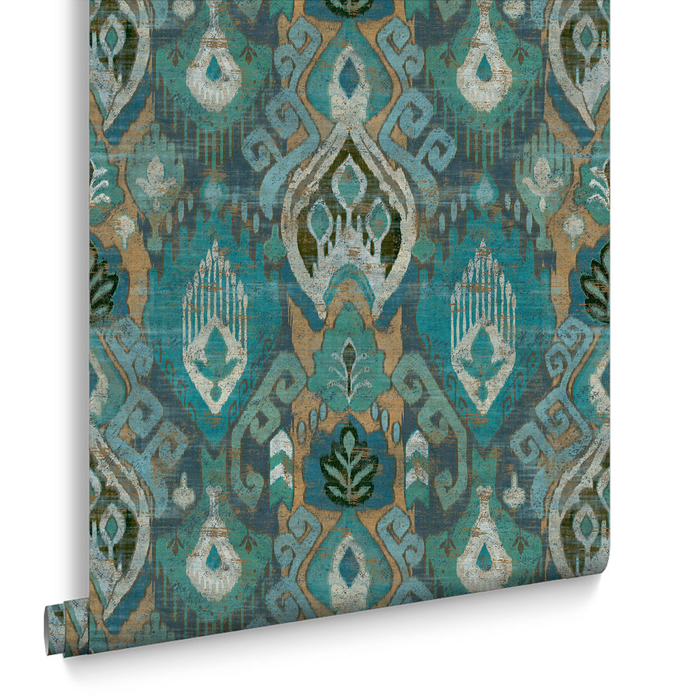 121458 - Daraee Tapestry Wallpaper - Midnight - Graham & Brown