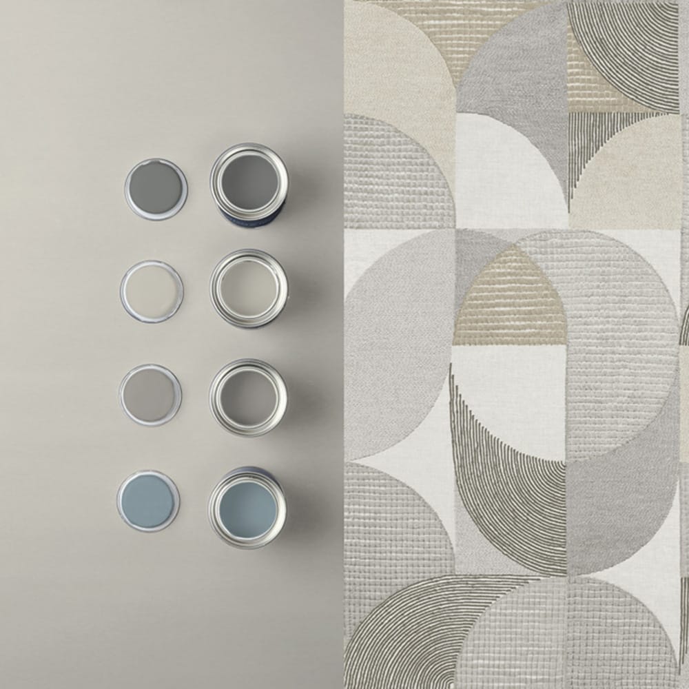121462 - Stitch Craze Wallpaper - Taupe - Graham & Brown