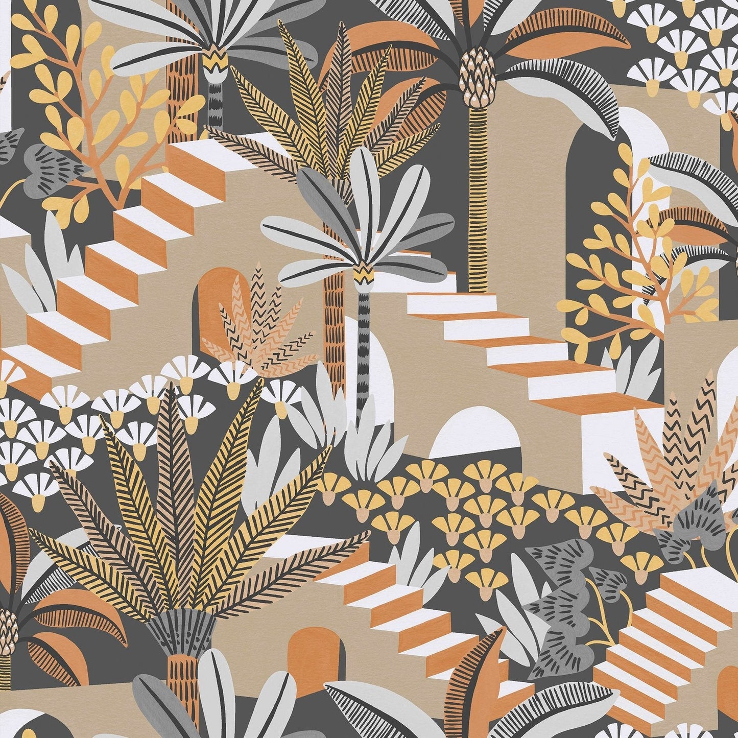 122363 - Vacay Wallpaper - Ochre - Envy