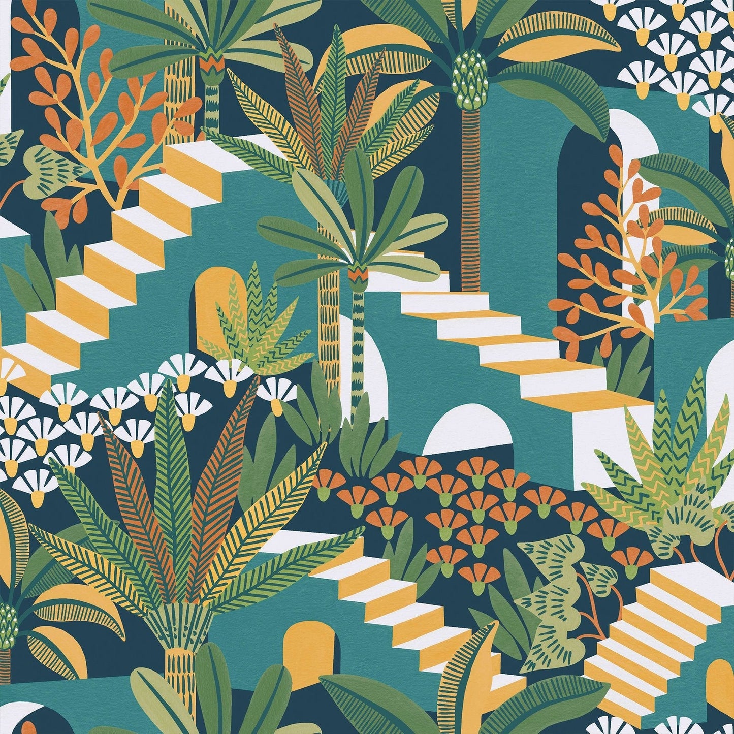 122365 - Vacay Wallpaper - Tropical Night - Envy